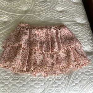 A pink flower skirt from Altar’d State